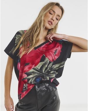 Religion Cloak Top - Red