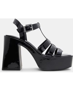 ALDO Jeni Mary Jane Heeled Shoes D Fit - Black