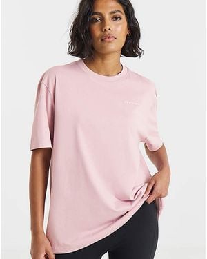 Gym King 365 Boyfriend T-Shirt - Pink