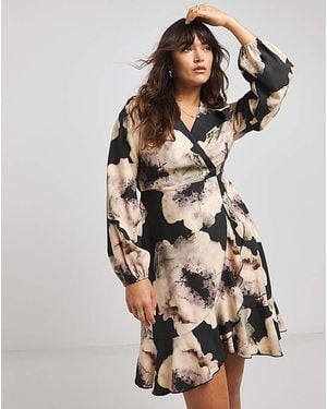 Flounce London Printed Maxi Dress - Multicolour