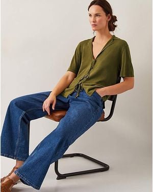 Monsoon Tia Tie Knitted Cardigan - Blue