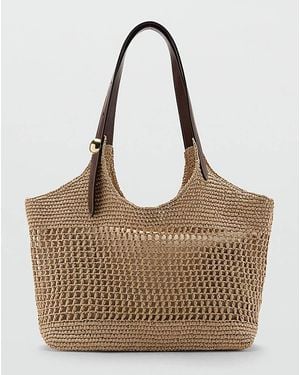 Mango Fibre Tote Bag - Brown