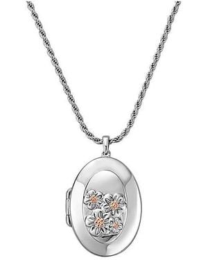 Clogau Forget-Me-Not Locket - Metallic