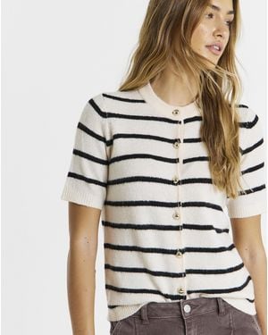 Simply Be Short Sleeve Cardigan - Multicolour