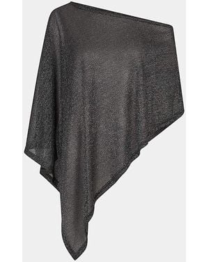 Accessorize Shimmer Poncho - Grey