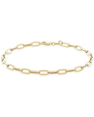 iJewel 9Ct Paper Chain Bracelet - White