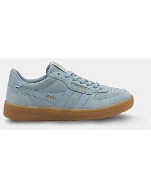 Gola Hawk Suede Trainers - Blue