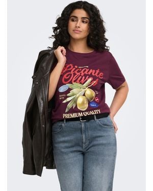 ONLY Printed T-Shirt - Grey