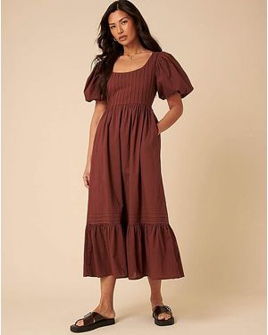 Nobody's Child Mimi Midi Dress - Brown
