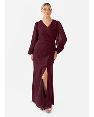 Anaya with love Anaya Plain Dress - Red