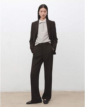 Mango Tailored Trouser - Brown