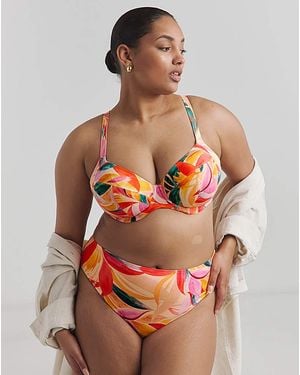 Elomi Sancho Beach Mid Rise Bikini Brief - Red