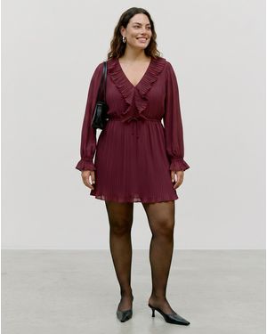 Vero Moda Frill Dress - Red