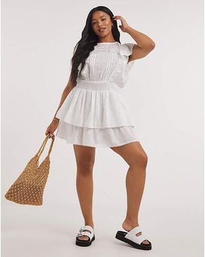 JD Williams Hawaii Cotton Beach Dress - White