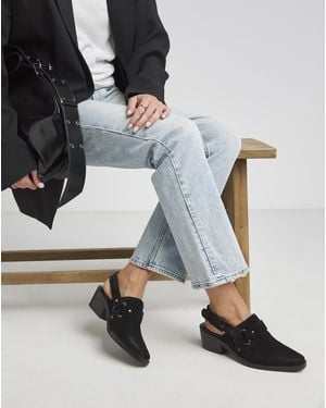 Simply Be Western Detailed Shoe Ex Wide - Multicolour