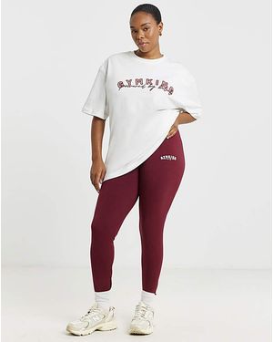 Gym King Jersey Legging - Red