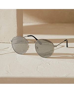 Simply Be Rounded Sunglasses - Natural