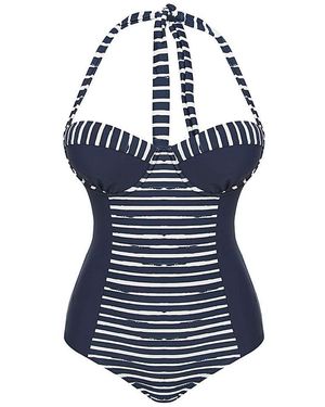 JD Williams Padded Underwired Swimsuit - Blue