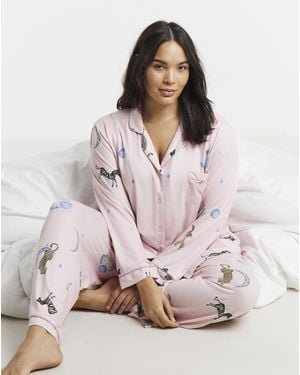 Pretty Secrets Supersoft Celestial Pyjama Set - Pink