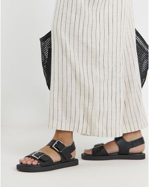JD Williams Two Part Comfort Sandal Ex Wide - White