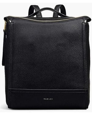 Radley Oak Street Small Leather Backpack - Black