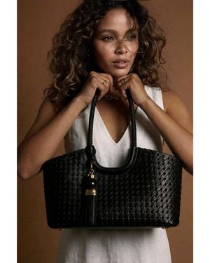 LUELLA GREY LONDON Luella Paige Small Whipstitch Tote - Black