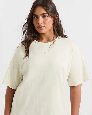 PUMA Essentials Logo Relaxed T-Shirt - Natural