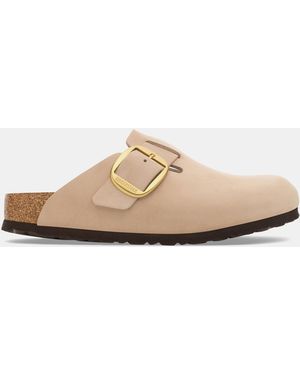 Birkenstock Boston Big Buckle Sandals - Natural