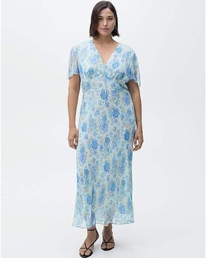 Mango Dress Ronaldi - Blue