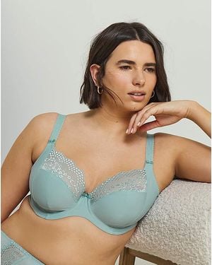 Elomi Lucie Plunge Wired Bra - Green