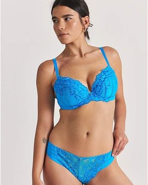 Ann Summers Sexy Lace Deep Brazilian - Blue