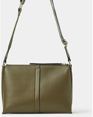 Accessorize Webbing Strap Crossbody Bag - Green