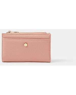 Accessorize Slimline Zip Purse - Pink