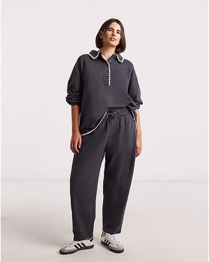 Simply Be Barrel Leg Jogger - Blue