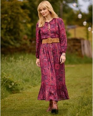 Joe Browns Long Sleeve Maxi Dress - Green