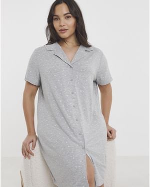 Pretty Secrets Pretty Lounge Nightie - Grey