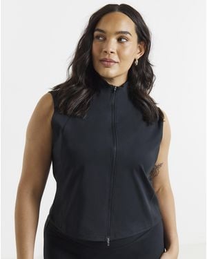 Gym King Precision Full Zip Tank - Black