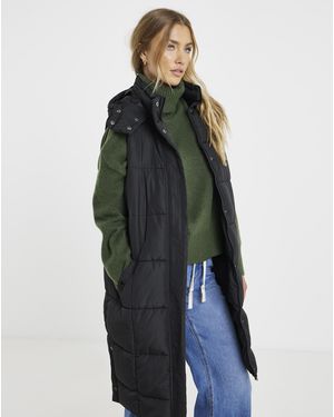 Simply Be Square Quilt Padded Body Warmer - Green