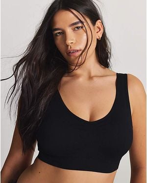 Pretty Secrets V Front Seamfree Comfort Bra - Black
