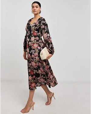 Joanna Hope Shirred Detail Maxi Dress - White