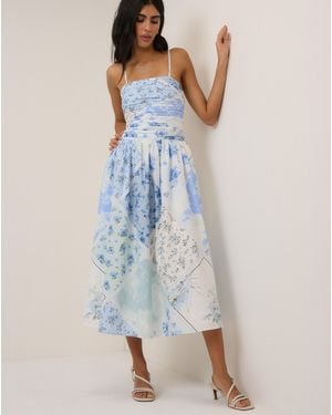 Nobody's Child Nc Alice Midi Dress - Blue