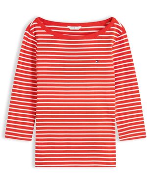 Tommy Hilfiger Cody Boat Neck Tee - Red