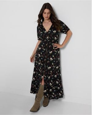 Joe Browns Button Through Maxi Dress - Black