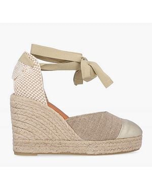 Daniel Footwear Daniel Kendall Wedge Espadrilles - Metallic