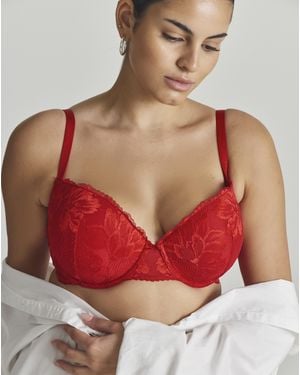 DORINA Curves Perfect Lace Bra - Red