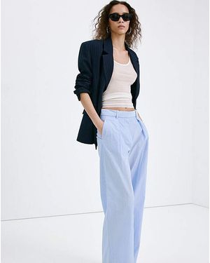 Mango Trousers Saly - Blue