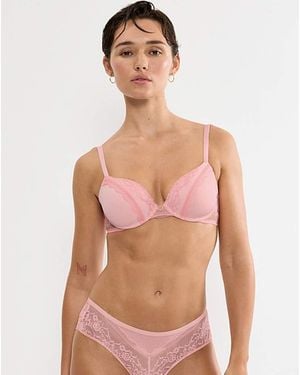 Triumph Comfort Allure Plunge Bra - Pink