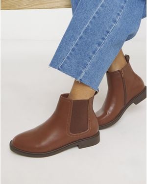 JD Williams Classic Ankle Chelsea Boots Eee Fit - Blue