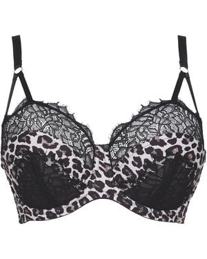Figleaves Seduce Balcony Bra - Black