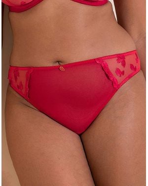 Curvy Kate Pucker Up Brazilian Brief - Red